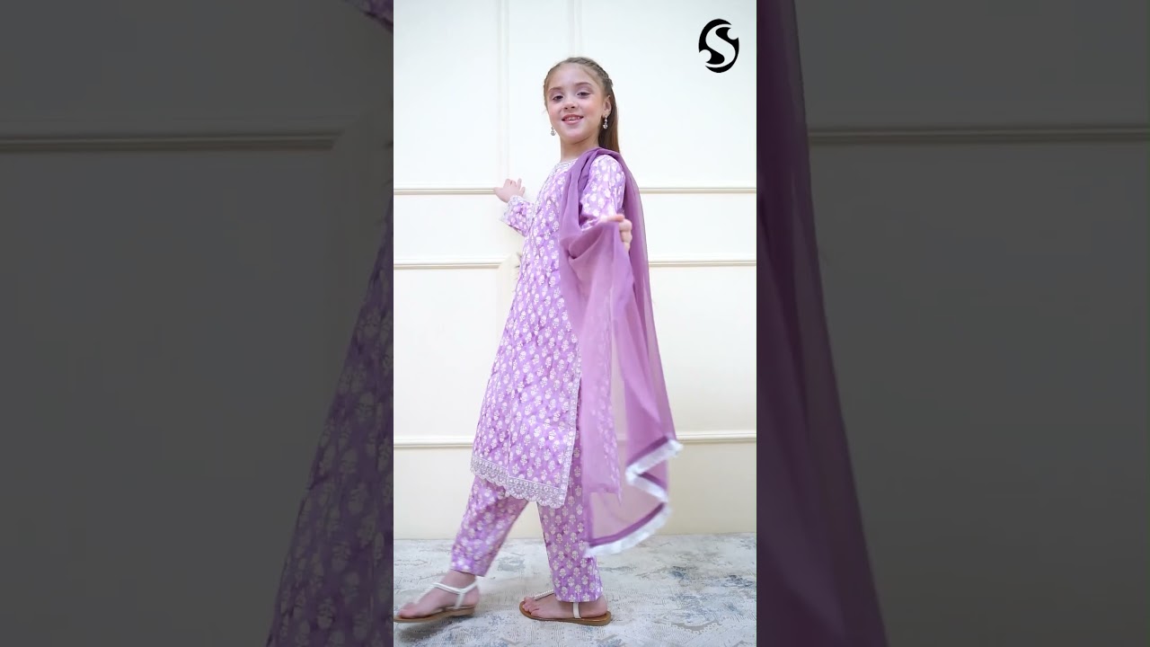 Shanzay Twinkle Stitches | Stitched 3 Piece Embroidered Lawn Collection | Now on Shomi