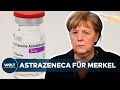 CORONA: Kanzlerin Angela Merkel lässt sich am Freitag mit AstraZeneca impfen I WELT News