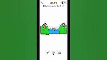 Help them cross the river#brainout #level35 #walkthrough