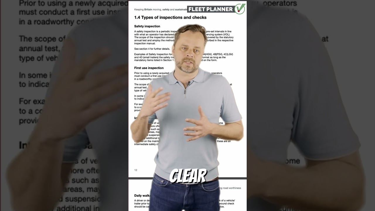 New Guide to Maintaining Roadworthiness- vehicle checks