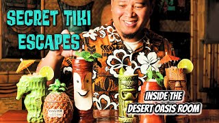 Legendary Home Tiki Bar Tour [The Desert Oasis Room] Bar Walkthrough Culture