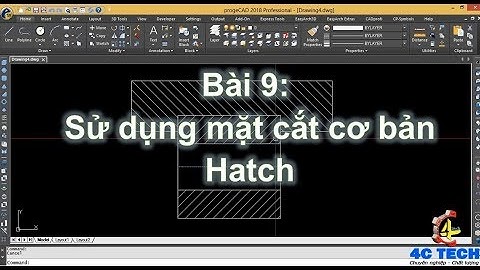 progecad tutorials #9 | Hướng dẫn sử dụng lệnh tạo mặt cắt  trên CAD - lệnh Hatch