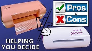 COMPARING 😱 GEMINI DIE CUTTING MACHINE & SIZZIX BIG SHOT SWITCH PLUS  -  PROS & CONS  REVIEW