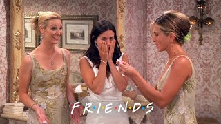 Rachel Takes a Pregnancy Test at Monica's Wedding | Friends screenshot 2