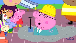 Daddy Pig rimane incastrato nel cemento | Peppa Pig Italiano Episodi completi