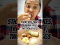 Sticky Rice Cakes, Rendang Beef, Two Boiled Eggs
