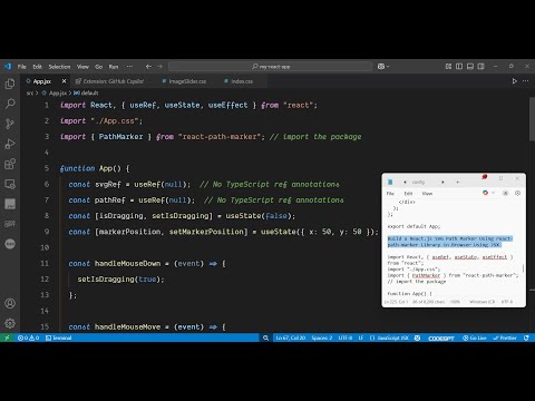 Build a React.js SVG Path Marker Using react-path-marker Library in Browser Using JSX