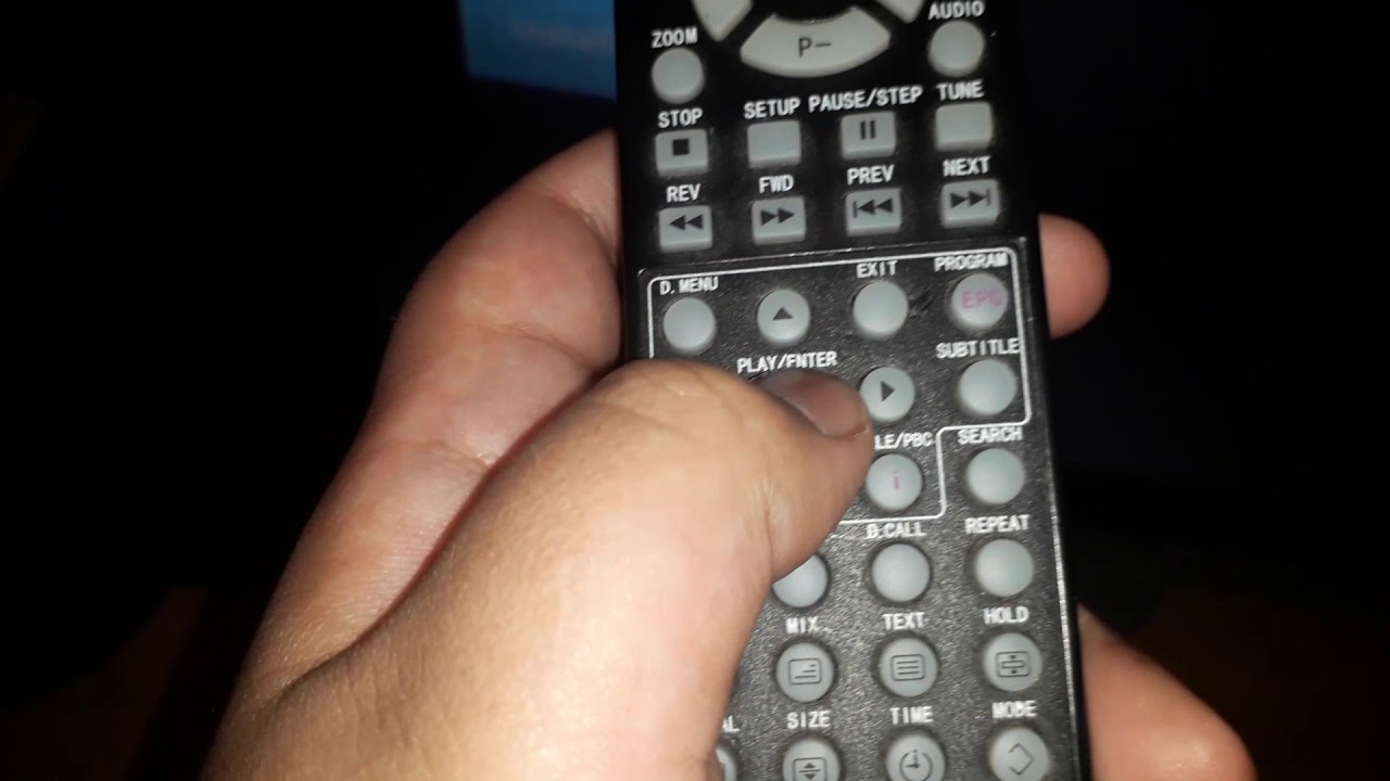 How to scan for channels on an old bush tv - YouTube