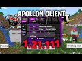 Apollon Client 1.21.111 — Best MCPE Client for PvP &amp; Performance | Top Features