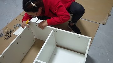 12 minute installation - 75cm Display Cabinet with LED - B