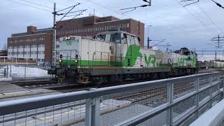 Pielstick diesel and ABB-Strömberg GTO VVVF sound! - VR Dr16 diesel locomotive by DieselPowerFinland 4,777 views 4 years ago 59 seconds