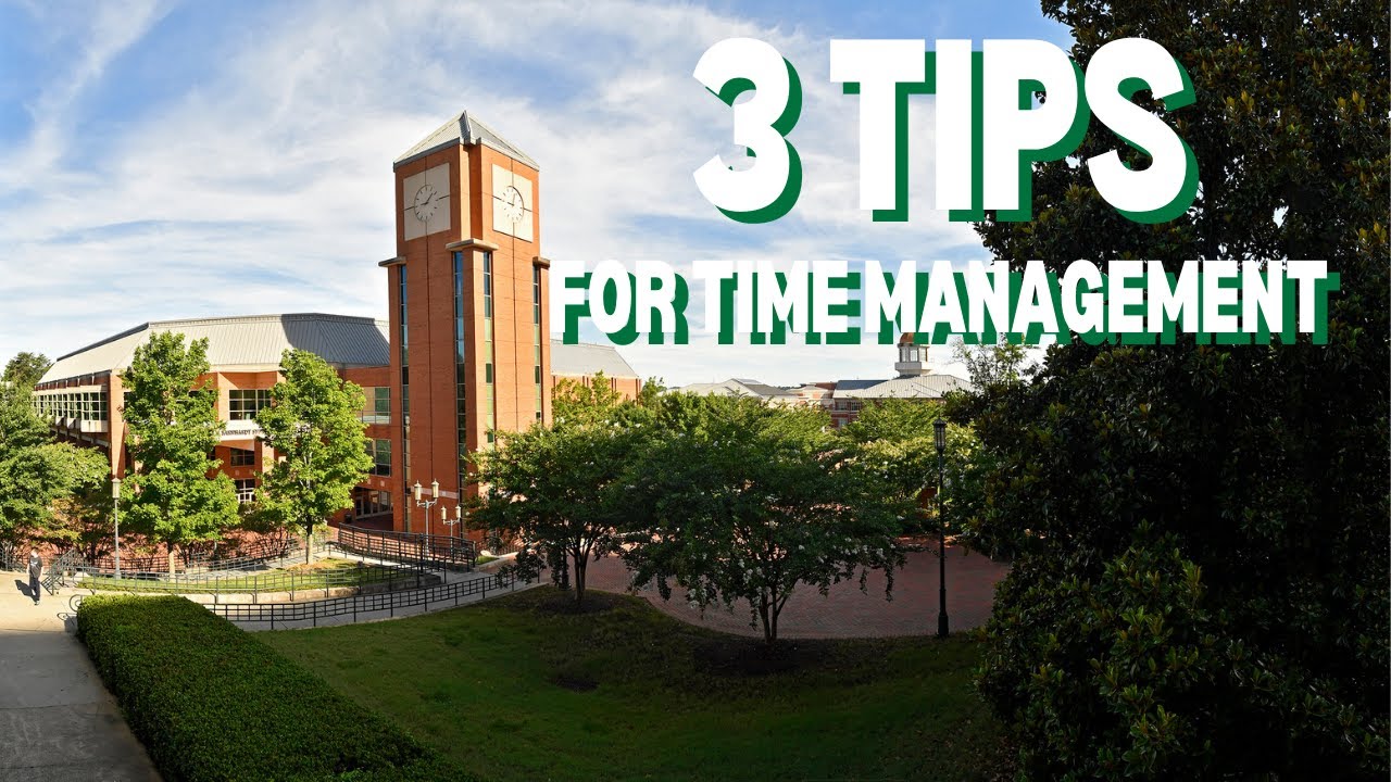 3 Tips for Time Management in Grad School