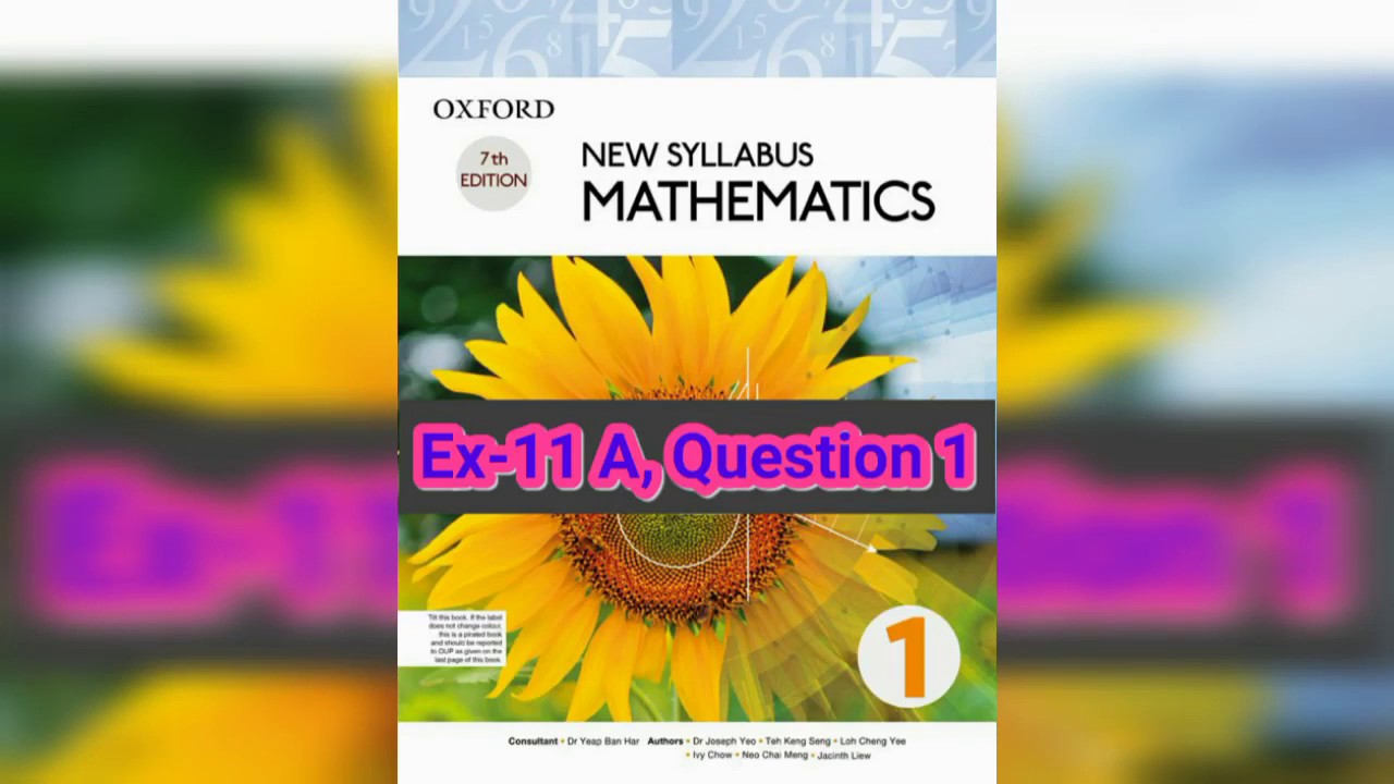 Lecture # 3 | Chapter # 11 | D1 7th Edition | New Syllabus Mathematics ...