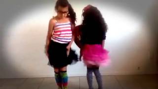 My 6 year old Sister And my 10 Year Old Cuzzin Dancing (pun