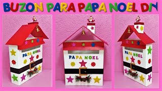 MANUALIDADES PARA NAVIDAD BUZON DE PAPA NOEL DIY