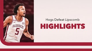 Razorback Basketball: Highlights, Hogs Defeat Lipscomb 86-50