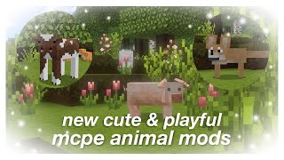 new cute & playful animal mods for minecraft pe 🐰☁️💕 [best aesthetic kawaii mcpe addon] screenshot 5