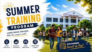 Future-Ready Starts Here | Summer Training 2026 at COER University Roorkee Wealth