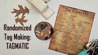 Tagmatic: Random Tag Making - A Release the Craftin Original 🏷️ 