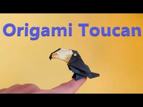 How To Make Origami Toucan Step By Step Tutorial 折り紙の鳥の作り方 