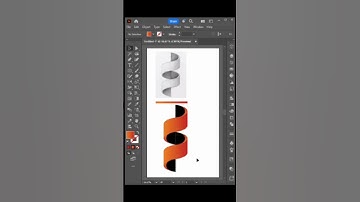 abstract shape in adobe illustrator #illustratortips #abstractdesign