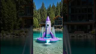 Giant Rocket Pool Design 😱 | The Most Epic Inflatable Pool Ever Made!