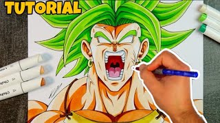 How to Draw a SCREAMING/RAGING Face | Drawing Tutorial | Broly