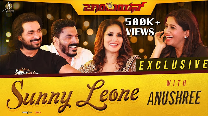 EXCLUSIVE : Sunny Leone Exclusive With Anushree | Champion | Sandalwood | Anushree Anchor