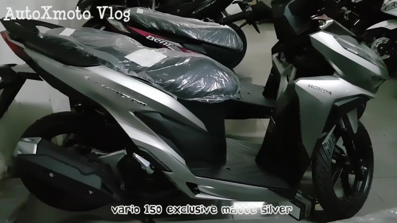 Honda Vario 150 Exclusive Matte Silver New 2018 YouTube