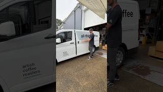 Loading up the van with coffee and equipment for a new Sydney Cafe - Kavali ☕️ #coffee #sydney #cafe