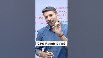 SSC CPO 2024 Final Result Date ? #ssc #ssccpo