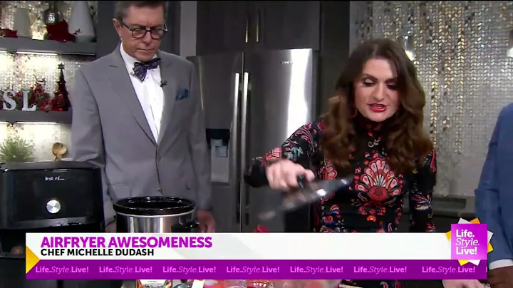 Michelle Dudash prepares homemade airfryer meatballs