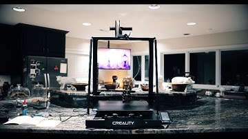 Unboxing, Assembling & Test Printing the Gigantic CR-M4 3D Printer! | DrEvil Channel