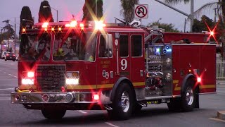 LACoFD Engine 9 Responding