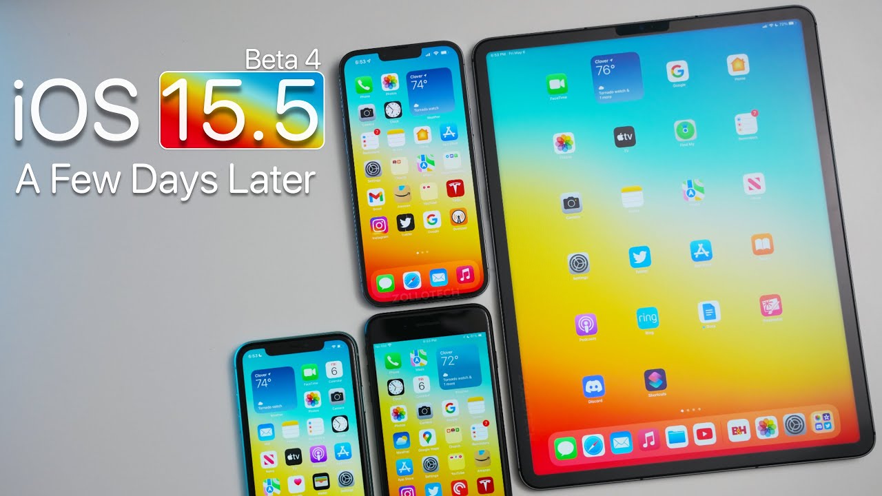 iOS 15.5 Beta 4 - A Few Days Later