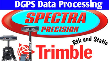 Data Processing | Spectra software | DGPS Data Processing | static and Rtk | Dgps survey | #dgps