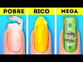 ESTUDIANTES POBRES vs RICOS vs MEGA RICOS || Fui adoptado por multimillonarios por 123 Go! Like