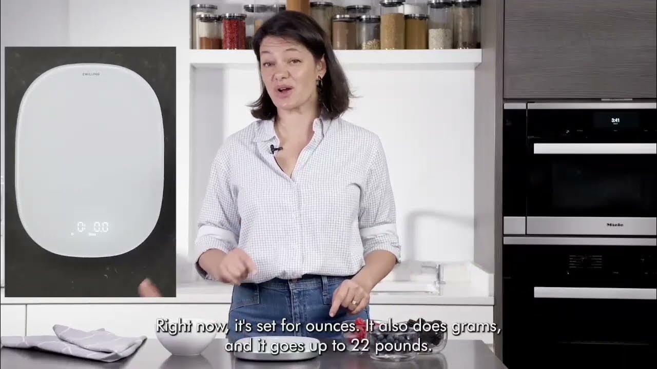 ZWILLING ENFINIGY – How-to video Digital Kitchen Scale 