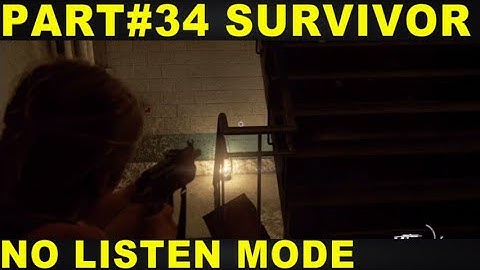 The Last of Us 2 Survivor Mode Hostile Territory Seraphites NO LISTEN MODE TLOU2 Walkthrough Part 34