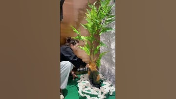 Thi công tiểu cảnh cây giả đẹp như thật  #news #plants #caydecor #home #homedecor #câygiả #atzdecor