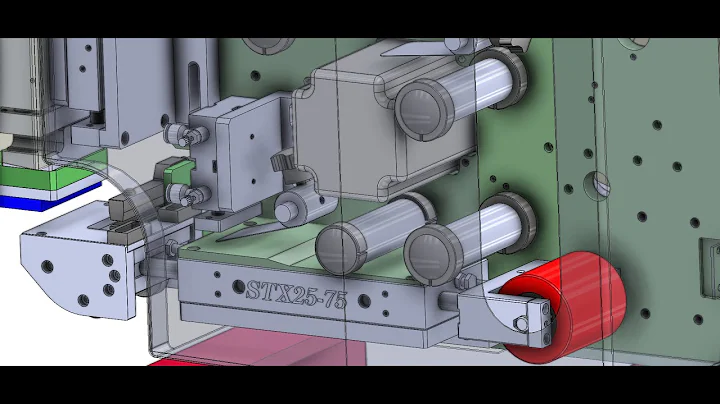 high precision flat label labeling machine-industrial 3D model : machine-world.net P273