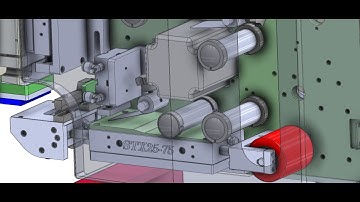 high precision flat label labeling machine-industrial 3D model : machine-world.net P273