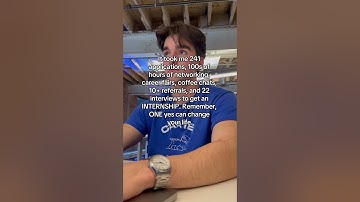 I applied to 241 internships…