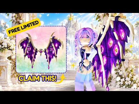 Purple Skeletal Wings - Voidwraith FREE UGC! 🪽 Get It FAST!