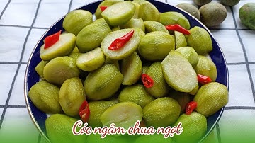 Cách làm cóc ngâm chua ngọt tại nhà – món ăn vặt tuổi thơ siêu hấp dẫn | #162