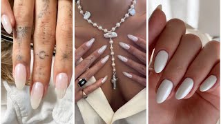 Tırnak Bakımı Oje Ile Hailey Bieber Tırnak Görünümü