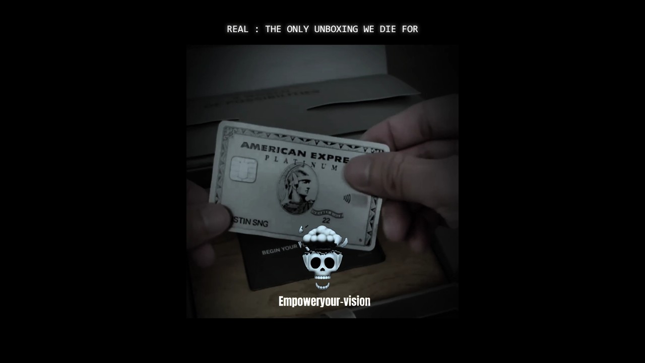 💳The only unboxing we need 🔥