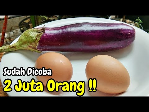 Cara membuat terong telur bakar cara dapur sederhana dapur bulek. 1 buah terong Cabai merah Cabai ra. 