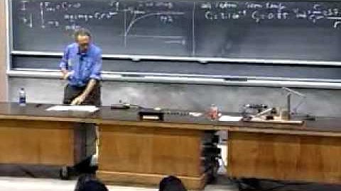 Lec 12   8 01 Physics I  Classical Mechanics, Fall 1999