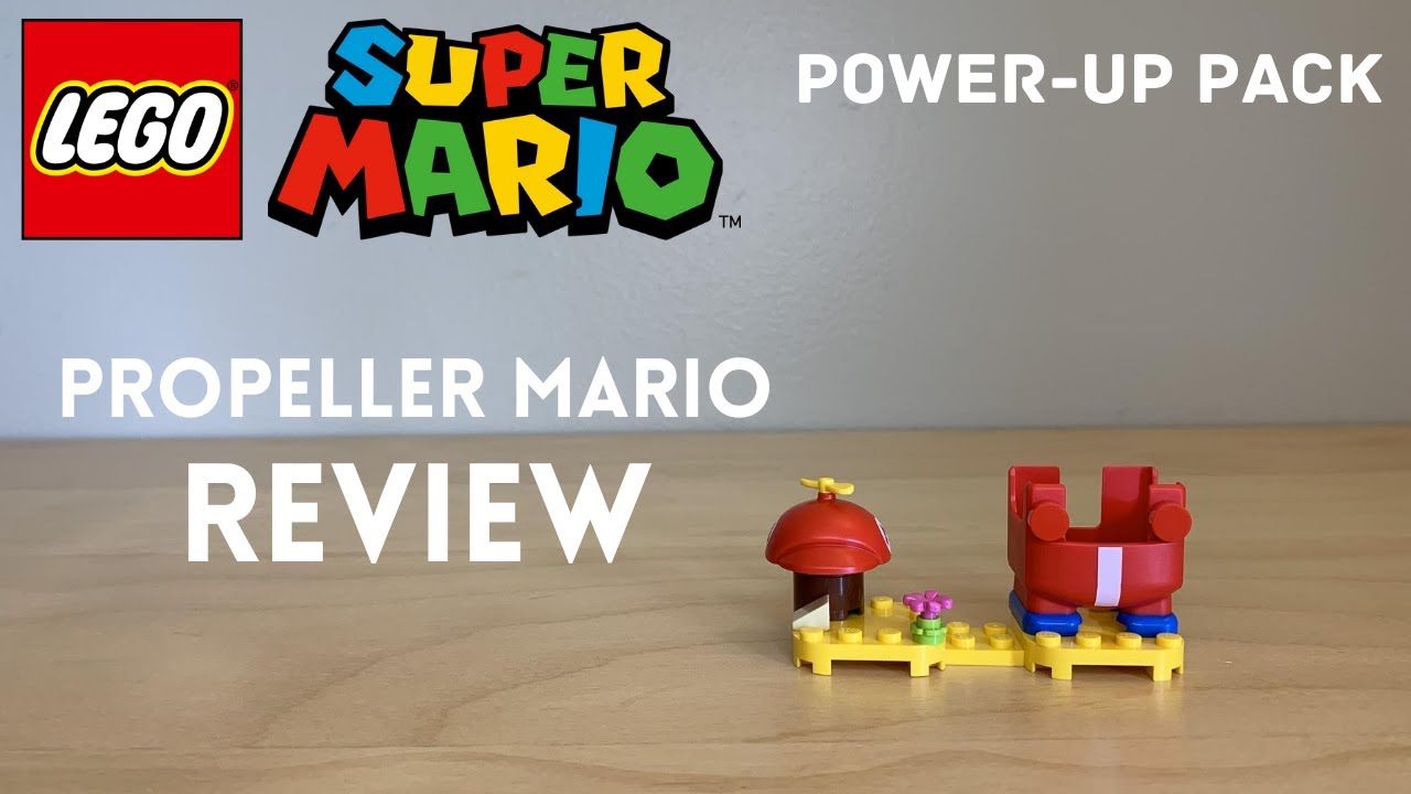 LEGO Super Mario 71371 Propeller Mario Power-Up Pack Review! - YouTube